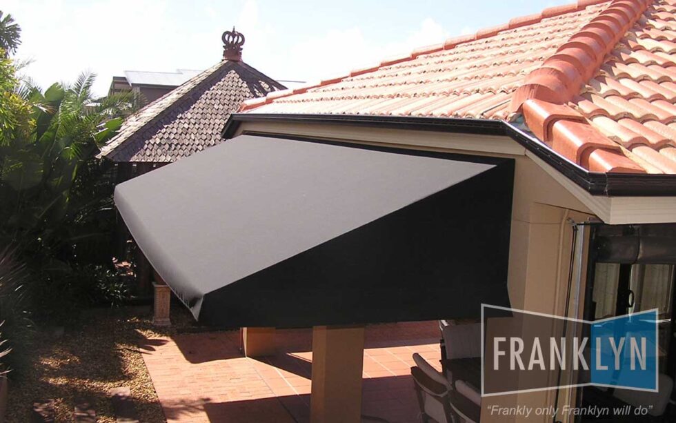 Fixed Canopy Fabric Awnings made in Brisbane by Franklyn.