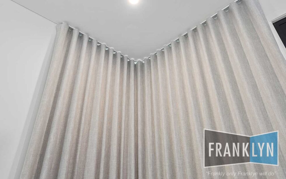 Curved Curtains Custom made by Franklyn to suit your home.