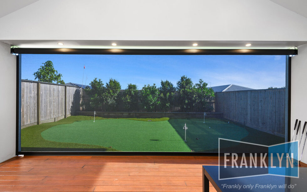 Zipscreen Extreme by Franklyn span up to 7 metre widths.